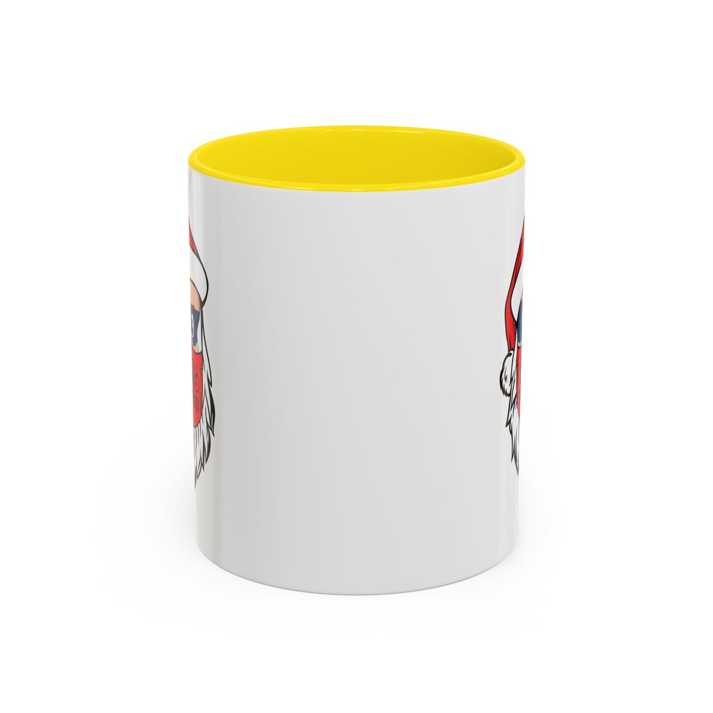 Accent Coffee Mug - Santa Super kiddo