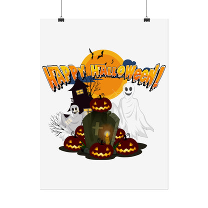 Rolled Posters - Happy holloween - cemetery - [[{"value":"Wonderwear Kid"}]]