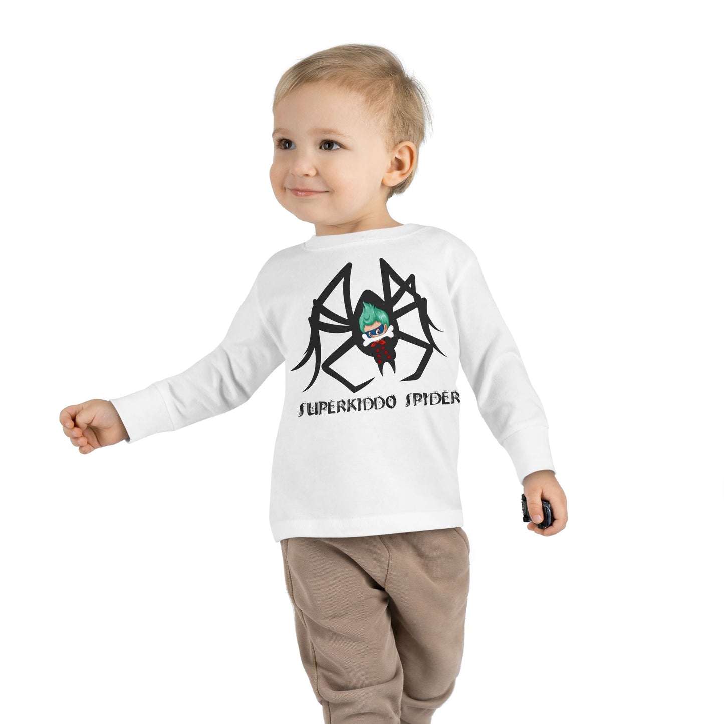 Toddler Long Sleeve Tee - Spider kiddo