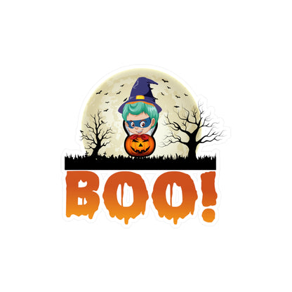 Halloween Kiss-Cut Vinyl Decals – Boo - [[{"value":"Wonderwear Kid"}]]