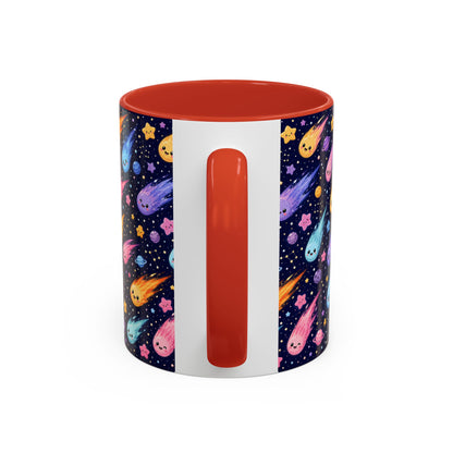 Accent Coffee Mug  (11/15 oz) - Cosmic Comet
