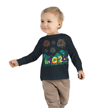 Toddler Long Sleeve Tee - Super kiddo on house - [[{"value":"Wonderwear Kid"}]]