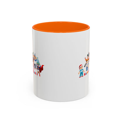 Accent Coffee Mug - Happy new year from super kiddo - [[{"value":"Wonderwear Kid"}]]