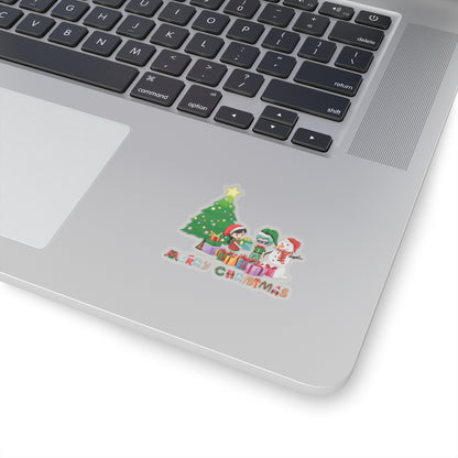 Kiss-Cut Stickers - Super kiddo preparing gifts - [[{"value":"Wonderwear Kid"}]]