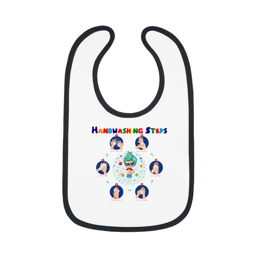 Baby Bib - Super kiddo how to wash hand properly
