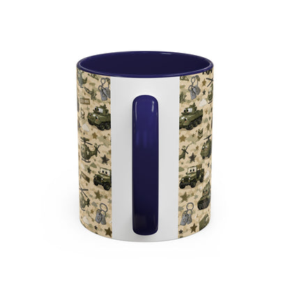 Accent Coffee Mug  (11/15 oz) - Military Kids