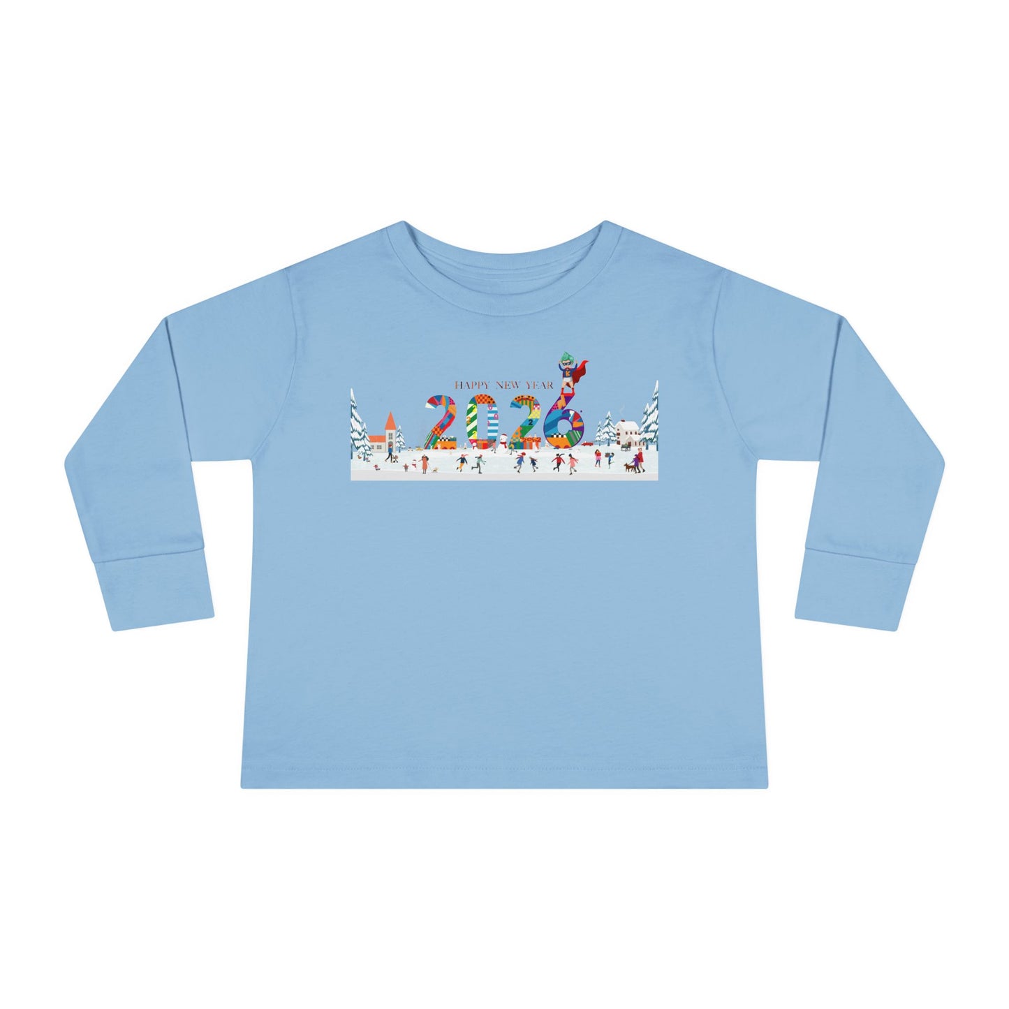 Toddler Long Sleeve Tee - Happy 2026 - [[{"value":"Wonderwear Kid"}]]