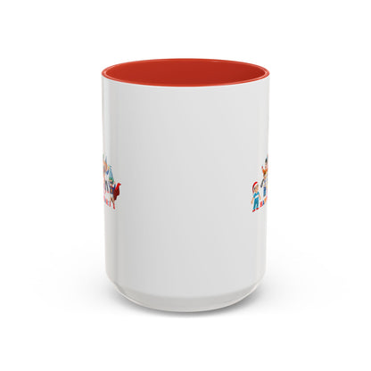 Accent Coffee Mug - Happy new year from super kiddo - [[{"value":"Wonderwear Kid"}]]