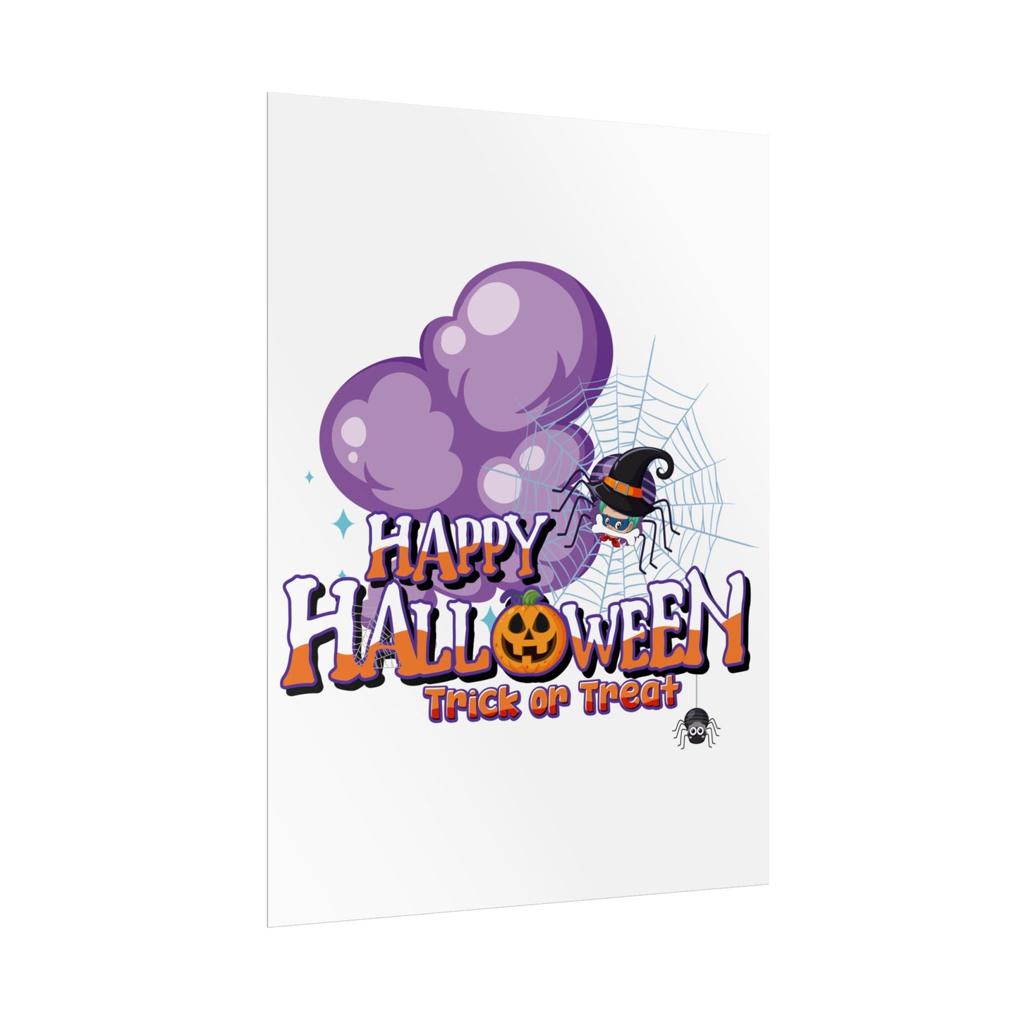 Rolled Posters - Happy holloween - spider kiddo - [[{"value":"Wonderwear Kid"}]]