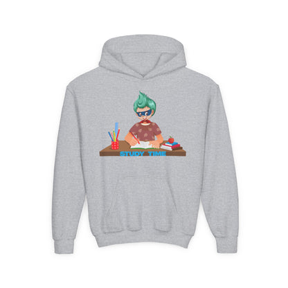 Youth Heavy Blend Hooded Sweatshirt - Super kiddo studying - [[{"value":"Wonderwear Kid"}]]