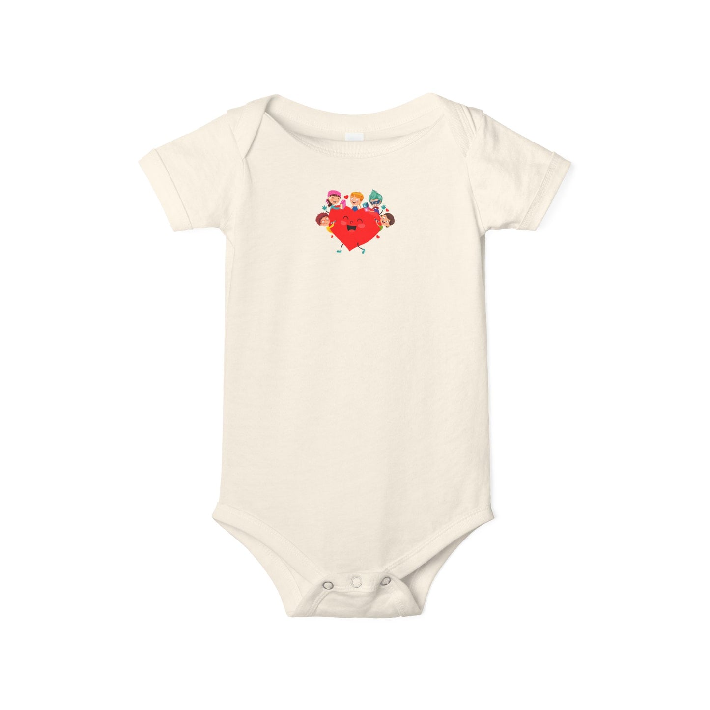 Infant Jersey One Piece - Valentines -  Super kiddo with friends - [[{"value":"Wonderwear Kid"}]]