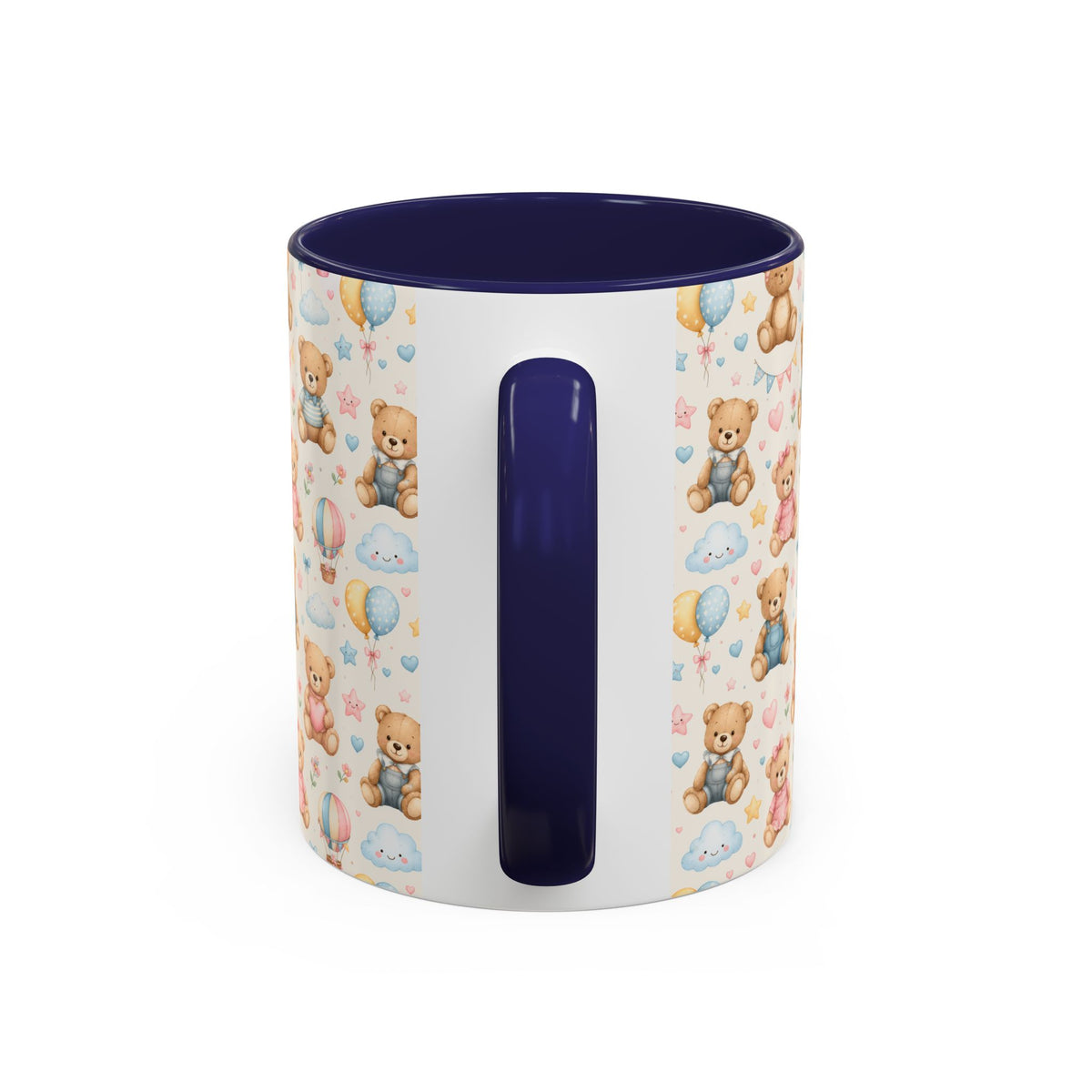 Accent Coffee Mug  (11/15 oz) - Pastel Teddy Bear Nursery