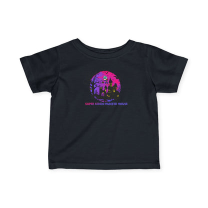 Infant Fine Jersey Tee - Super kiddo flying on hunted house - [[{"value":"Wonderwear Kid"}]]