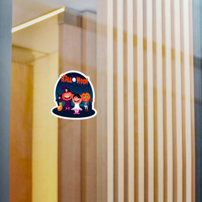 Halloween Kiss-Cut Vinyl Decals – Super kiddo wearing pumpkin - [[{"value":"Wonderwear Kid"}]]