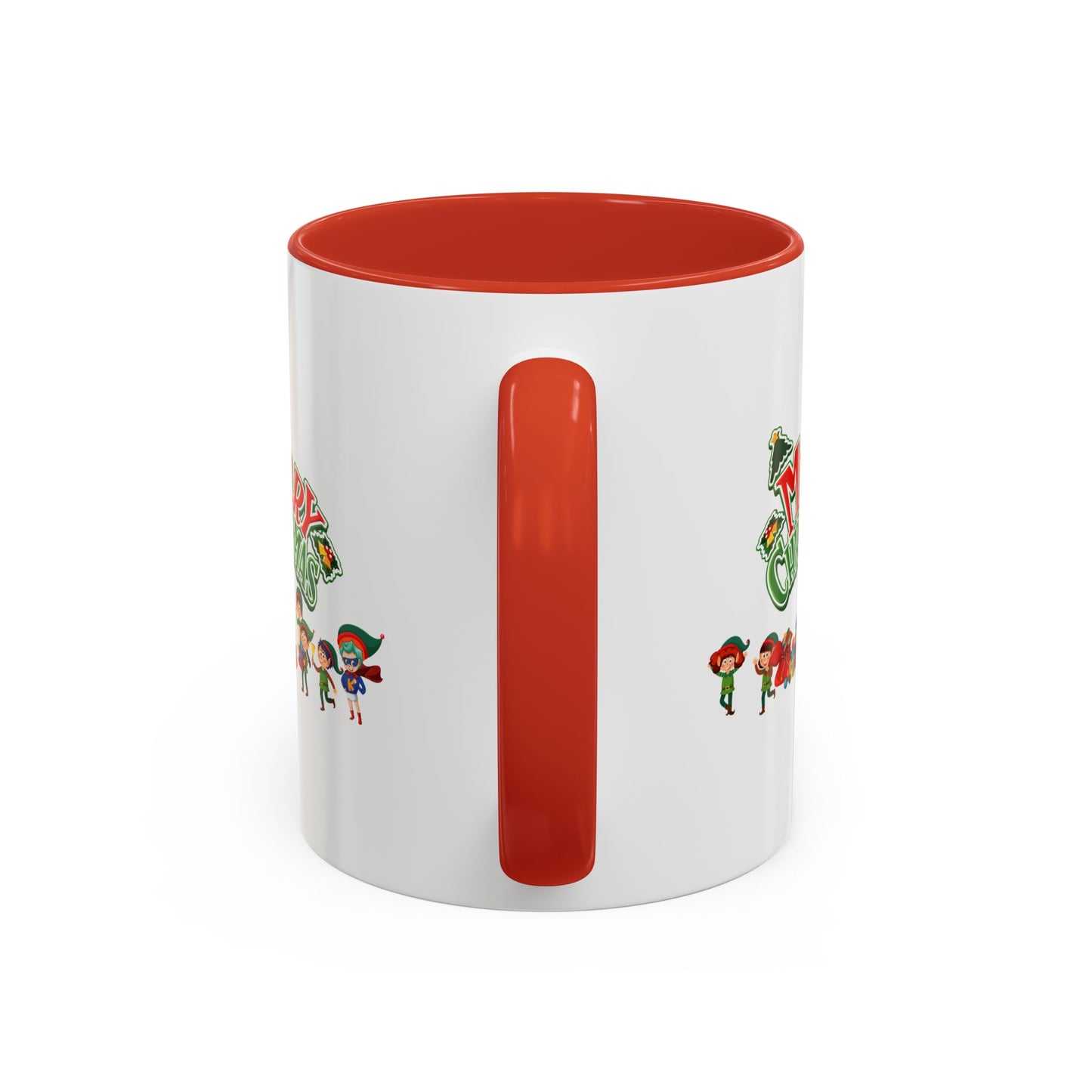 Accent Coffee Mug - Merry christmas from super friends
