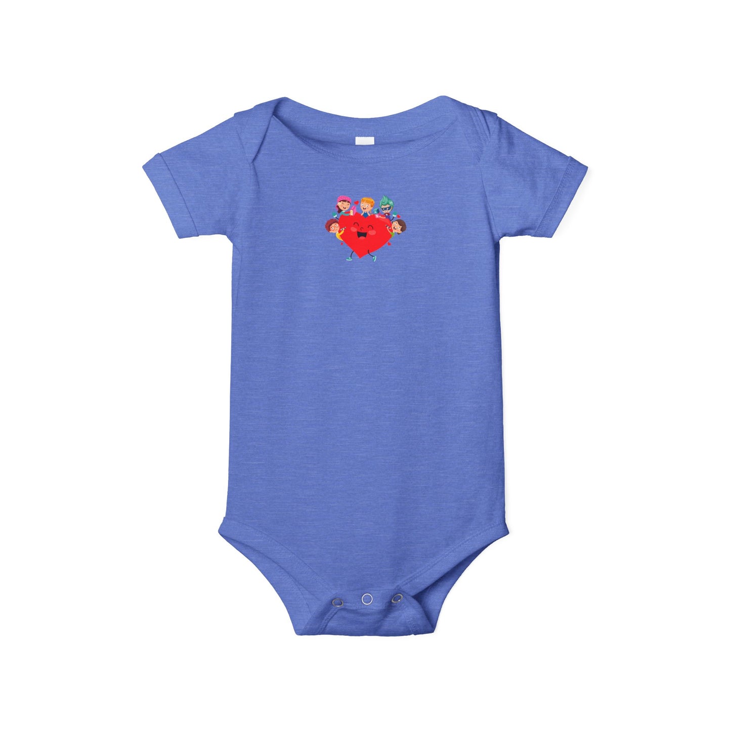 Infant Jersey One Piece - Valentines -  Super kiddo with friends - [[{"value":"Wonderwear Kid"}]]