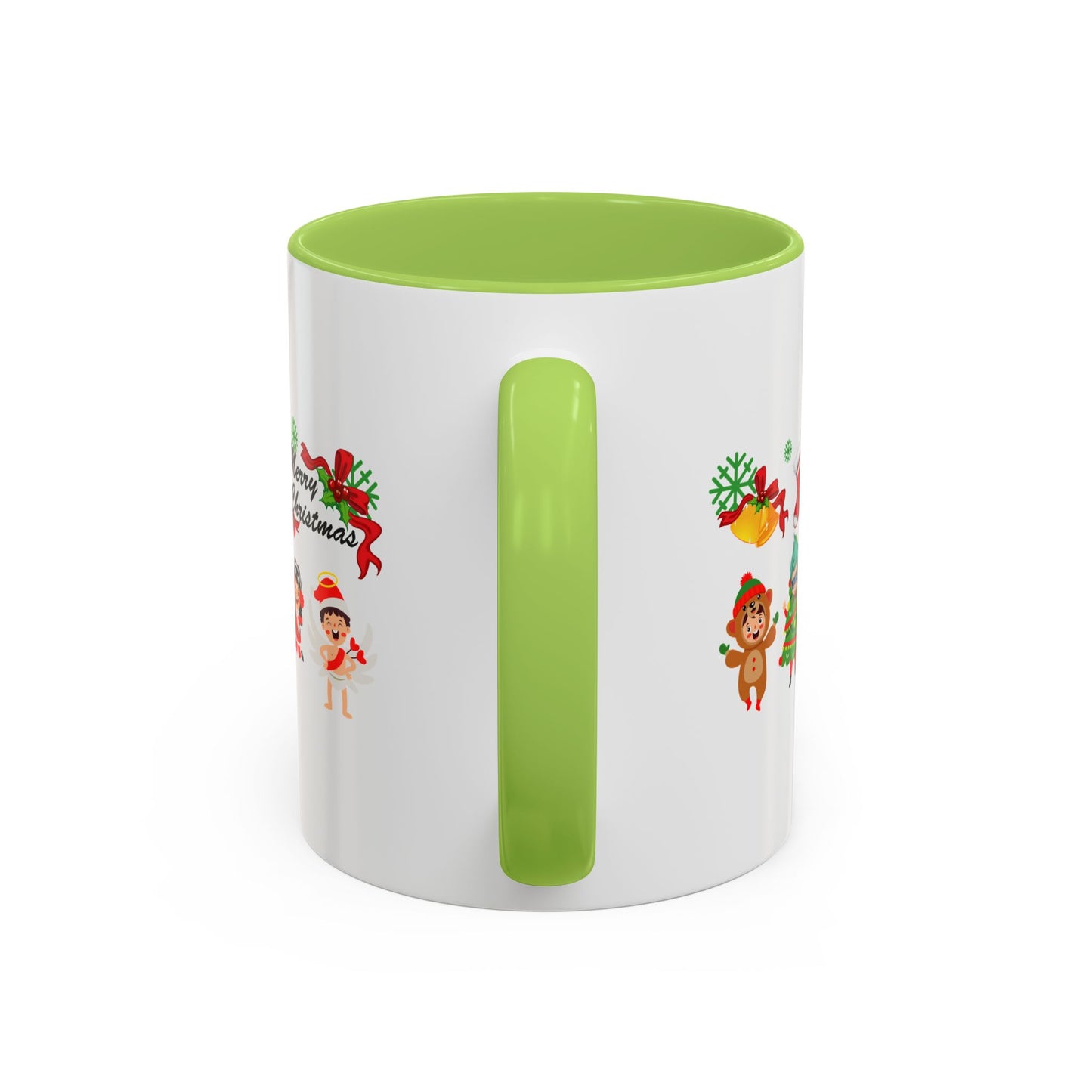 Accent Coffee Mug - Merry christmas from super kid
