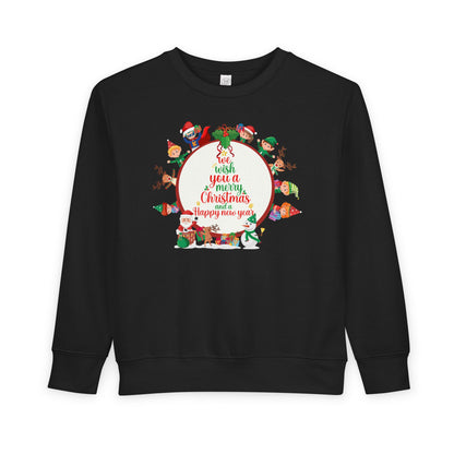 Toddler Sweatshirt - We Wish You a Merry Christmas - [[{"value":"Wonderwear Kid"}]]