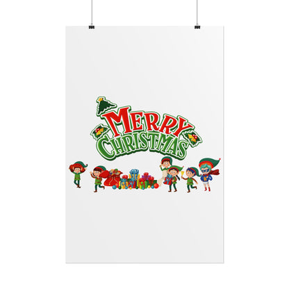 Rolled Posters - Merry christmas from super friends - [[{"value":"Wonderwear Kid"}]]