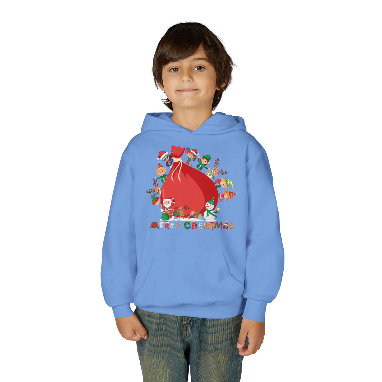 Youth Heavy Blend Hooded Sweatshirt - Super kiddo and big christmas gift