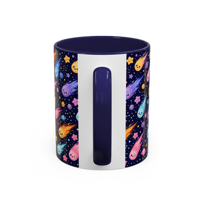Accent Coffee Mug  (11/15 oz) - Cosmic Comet