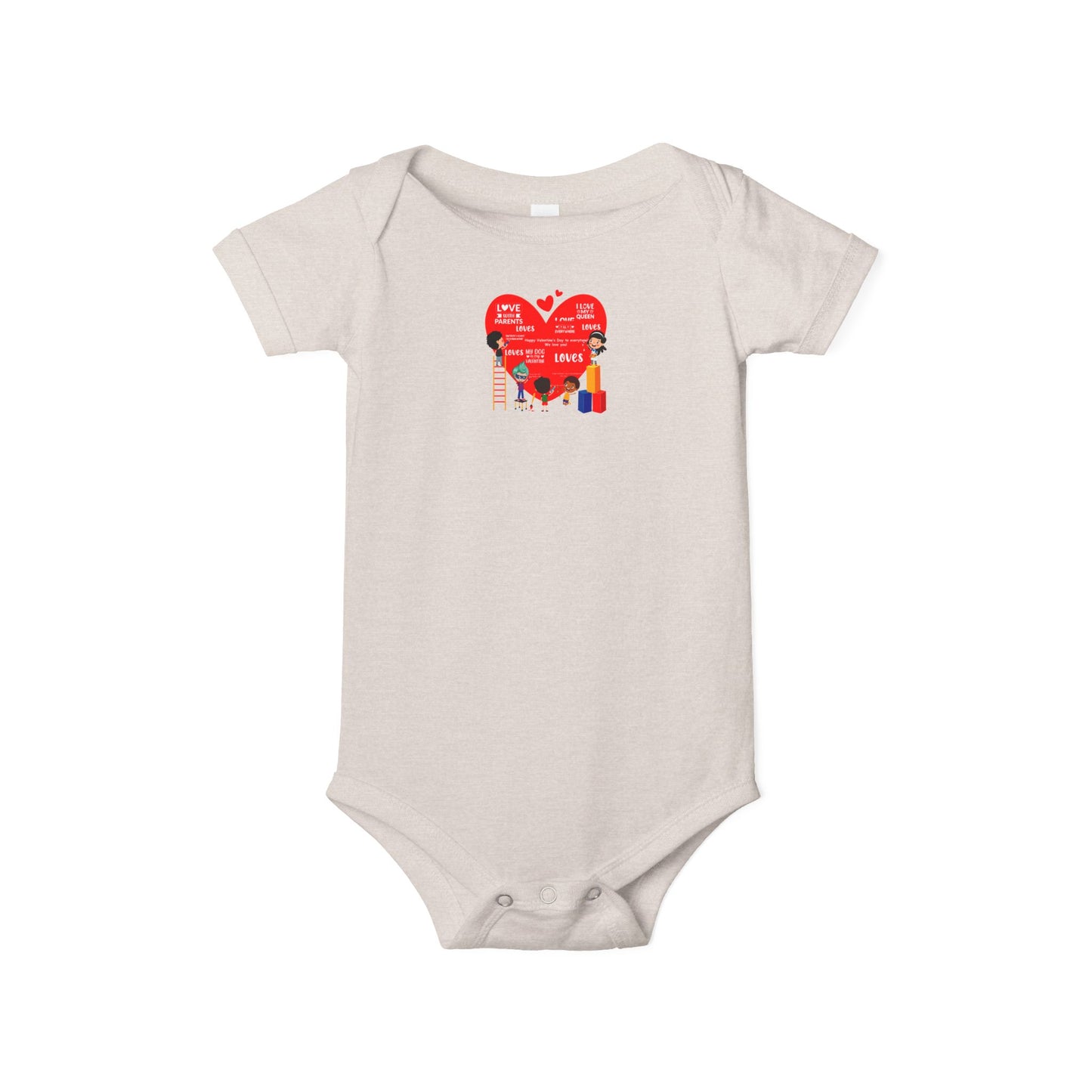 Infant Jersey One Piece - Valentines - Super kiddo and friends message - [[{"value":"Wonderwear Kid"}]]