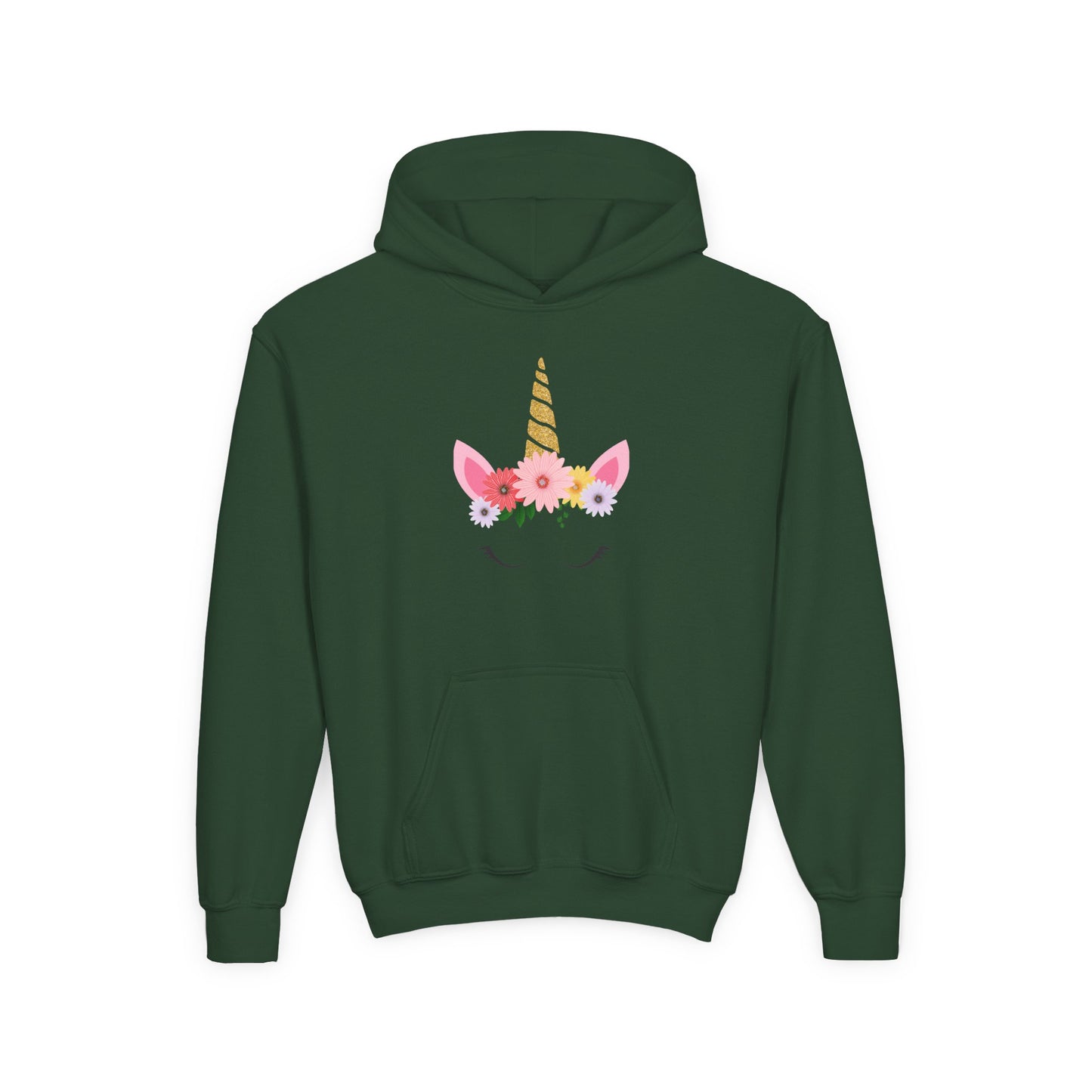 Youth Heavy Blend Hooded Sweatshirt - Unicorn