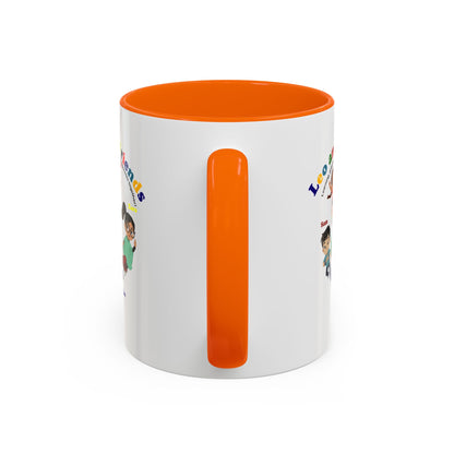 Accent Coffee Mug - Leo & Friends - Learning and growing - [[{"value":"Wonderwear Kid"}]]
