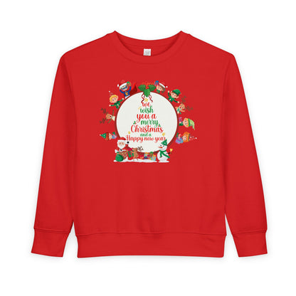 Toddler Sweatshirt - We Wish You a Merry Christmas - [[{"value":"Wonderwear Kid"}]]