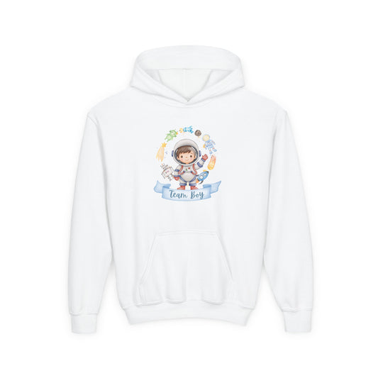 Youth Heavy Blend Hooded Sweatshirt - Astronaut Adventures