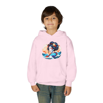 Kids Japanese Beauty Hoodie Printify