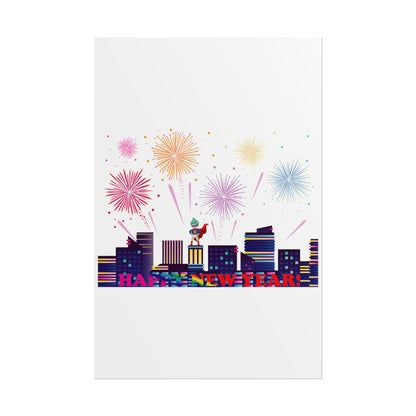 Rolled Posters - Super kiddo with fireworks with text - [[{"value":"Wonderwear Kid"}]]