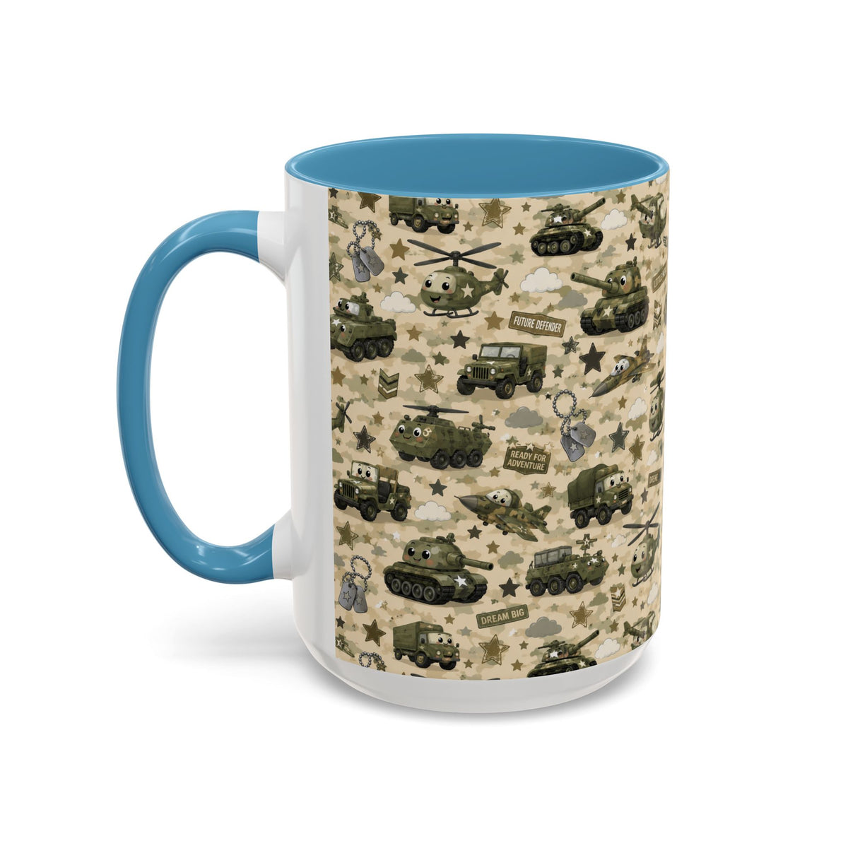 Accent Coffee Mug  (11/15 oz) - Military Kids
