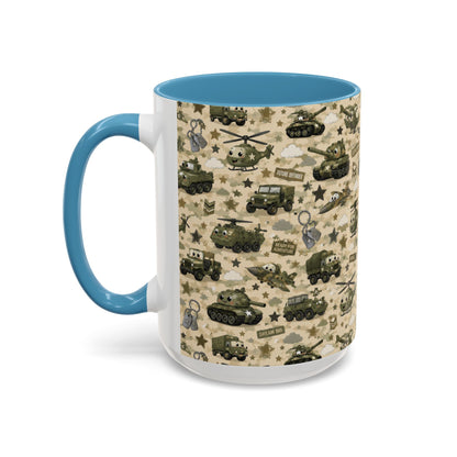 Accent Coffee Mug  (11/15 oz) - Military Kids
