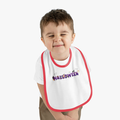 Baby Bib - Holloween word Printify