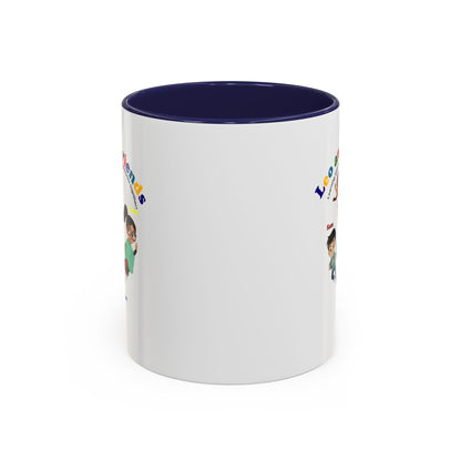 Accent Coffee Mug - Leo & Friends - Learning and growing - [[{"value":"Wonderwear Kid"}]]