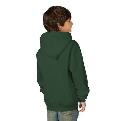 Youth Heavy Blend Hooded Sweatshirt - Purple monster Printify