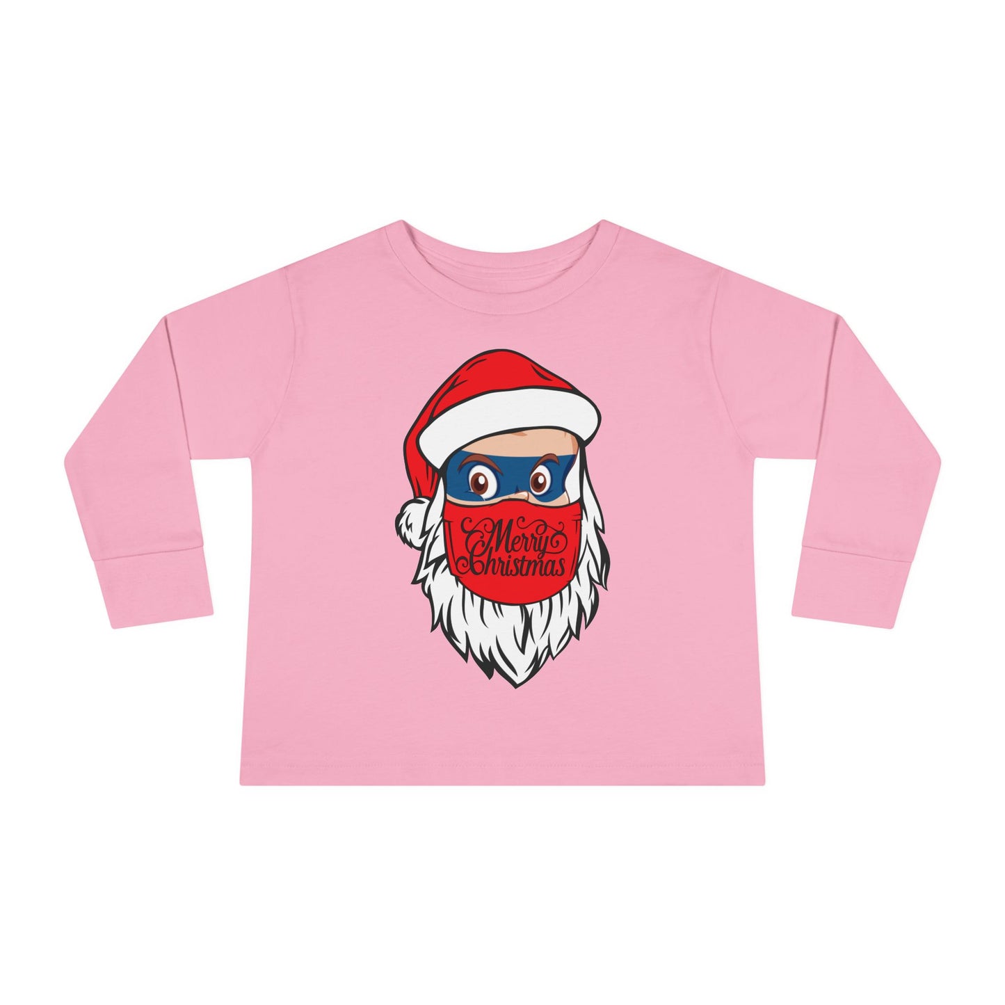 Toddler Long Sleeve Tee - Santa Super kiddo - [[{"value":"Wonderwear Kid"}]]