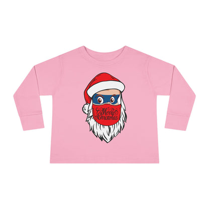 Toddler Long Sleeve Tee - Santa Super kiddo - [[{"value":"Wonderwear Kid"}]]