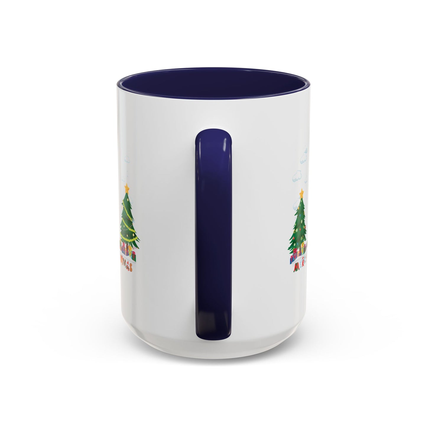 Accent Coffee Mug - Christmas and snowing