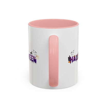 Accent Coffee Mug - Holloween word Printify