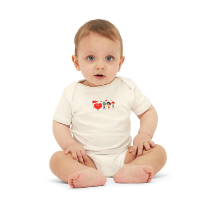 Infant Jersey One Piece - Valentines - Holding hands - [[{"value":"Wonderwear Kid"}]]