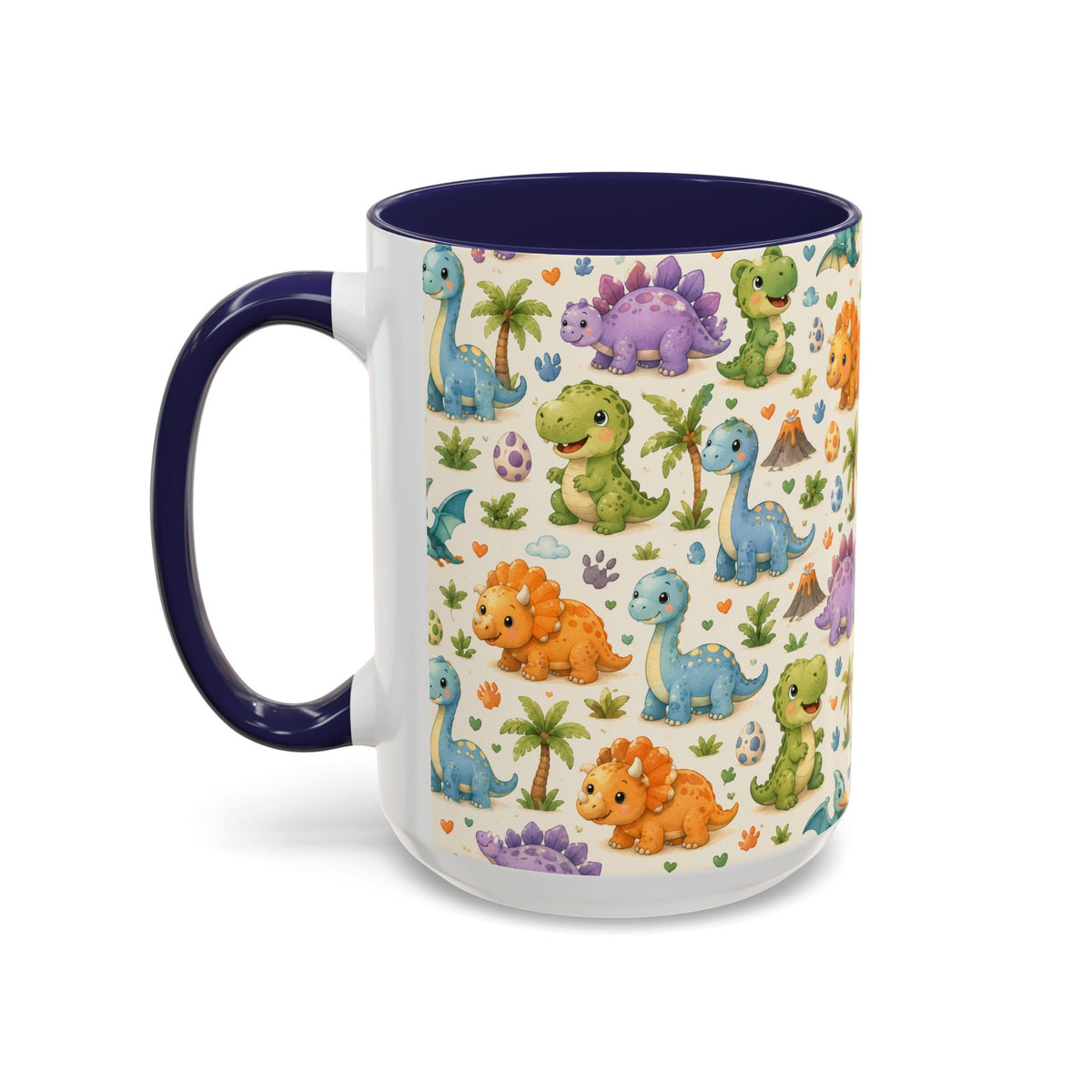 Accent Coffee Mug  (11/15 oz) - Baby Dinosaurs Nursery