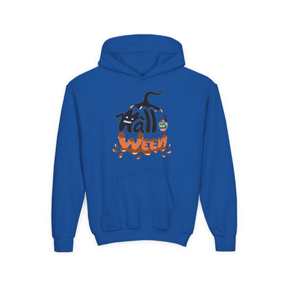 Youth Heavy Blend Hooded Sweatshirt - Holloween Printify
