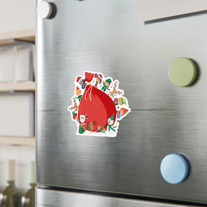 Christmas Kiss-Cut Vinyl Decals – Super kiddo and big gift - [[{"value":"Wonderwear Kid"}]]