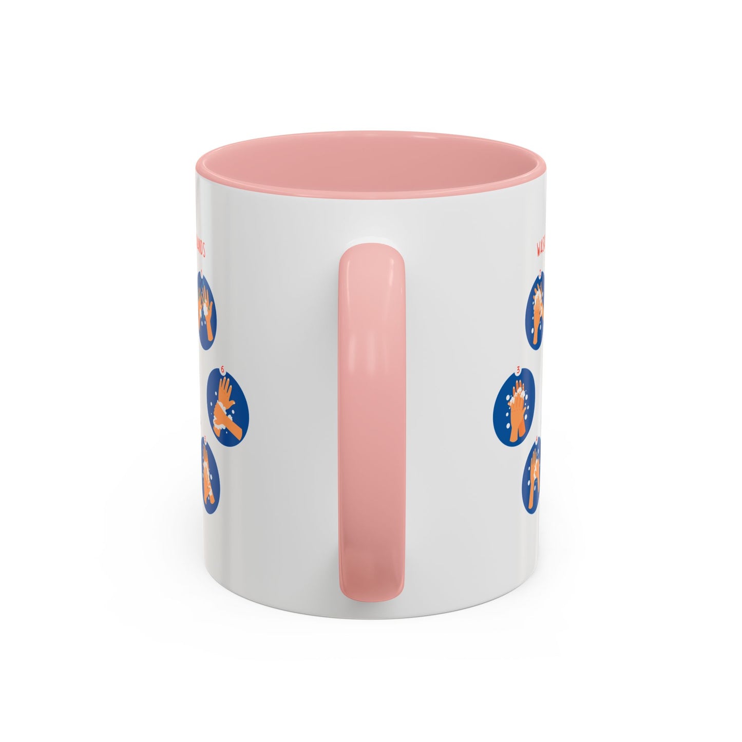 Accent Coffee Mug - Super kiddo teaching how to wash hands