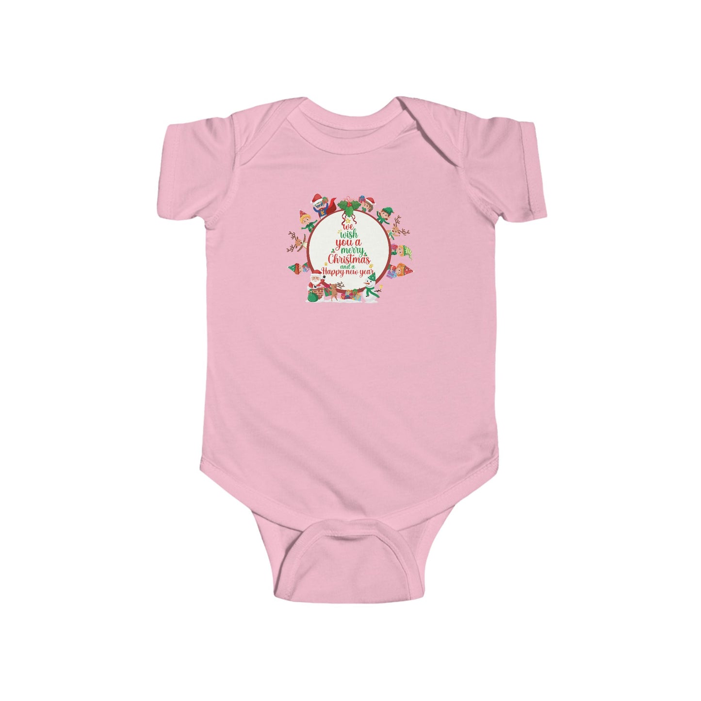 Infant Bodysuit - We wish you a merry christmas - [[{"value":"Wonderwear Kid"}]]