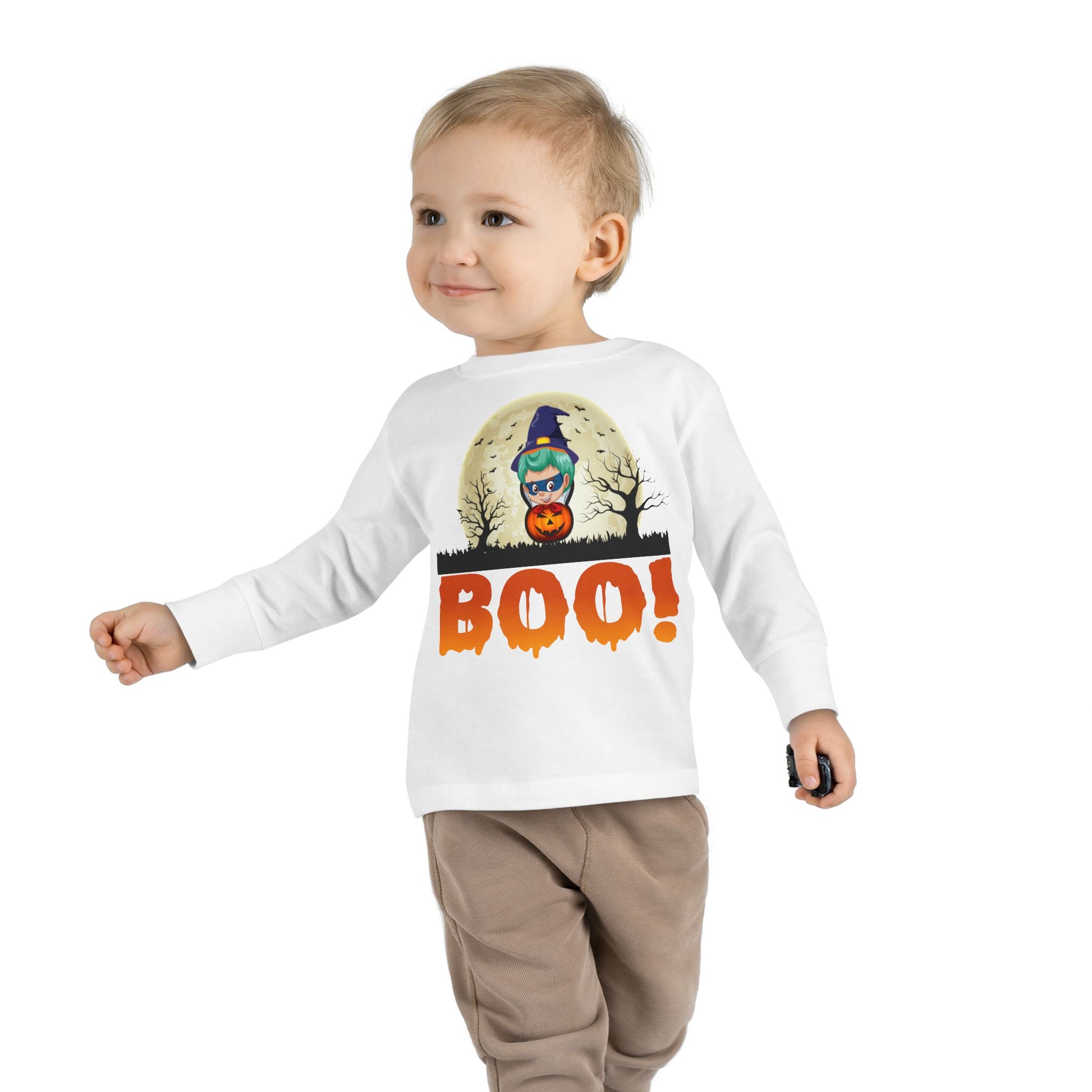 Toddler Long Sleeve Tee - Boo - [[{"value":"Wonderwear Kid"}]]