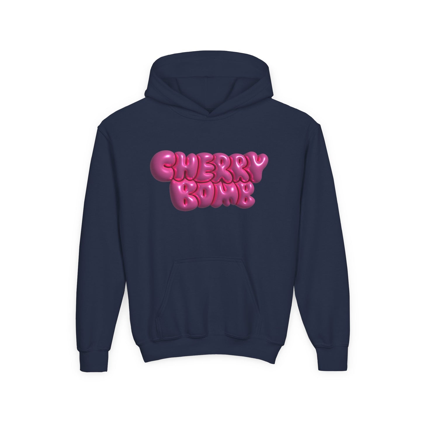 Youth Heavy Blend Hooded Sweatshirt - Cherry Bomb