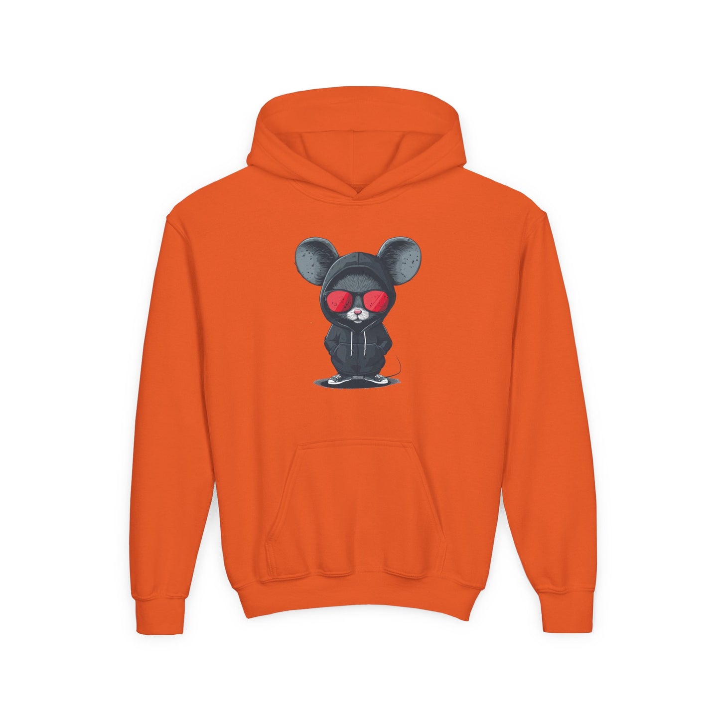 Youth Heavy Blend Hooded Sweatshirt - Cool Bear Design